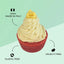 Docciacrema emolliente solido Cupcake Tortellino - al profumo di Argan e Caramello